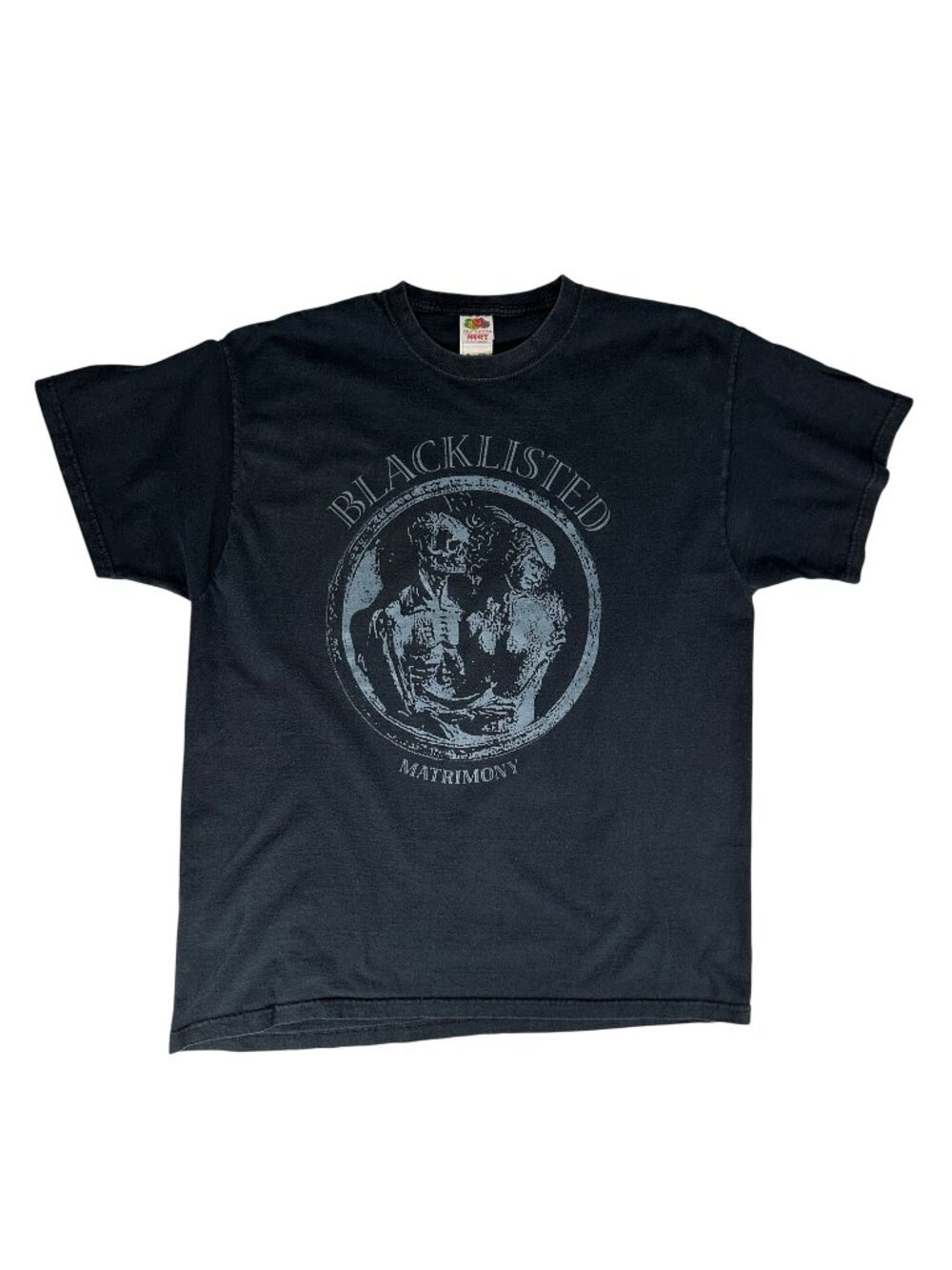 Vintage Y2K BLACKLISTED Matrimony T Shirt Hardcore Metalcore Punk Band XL
